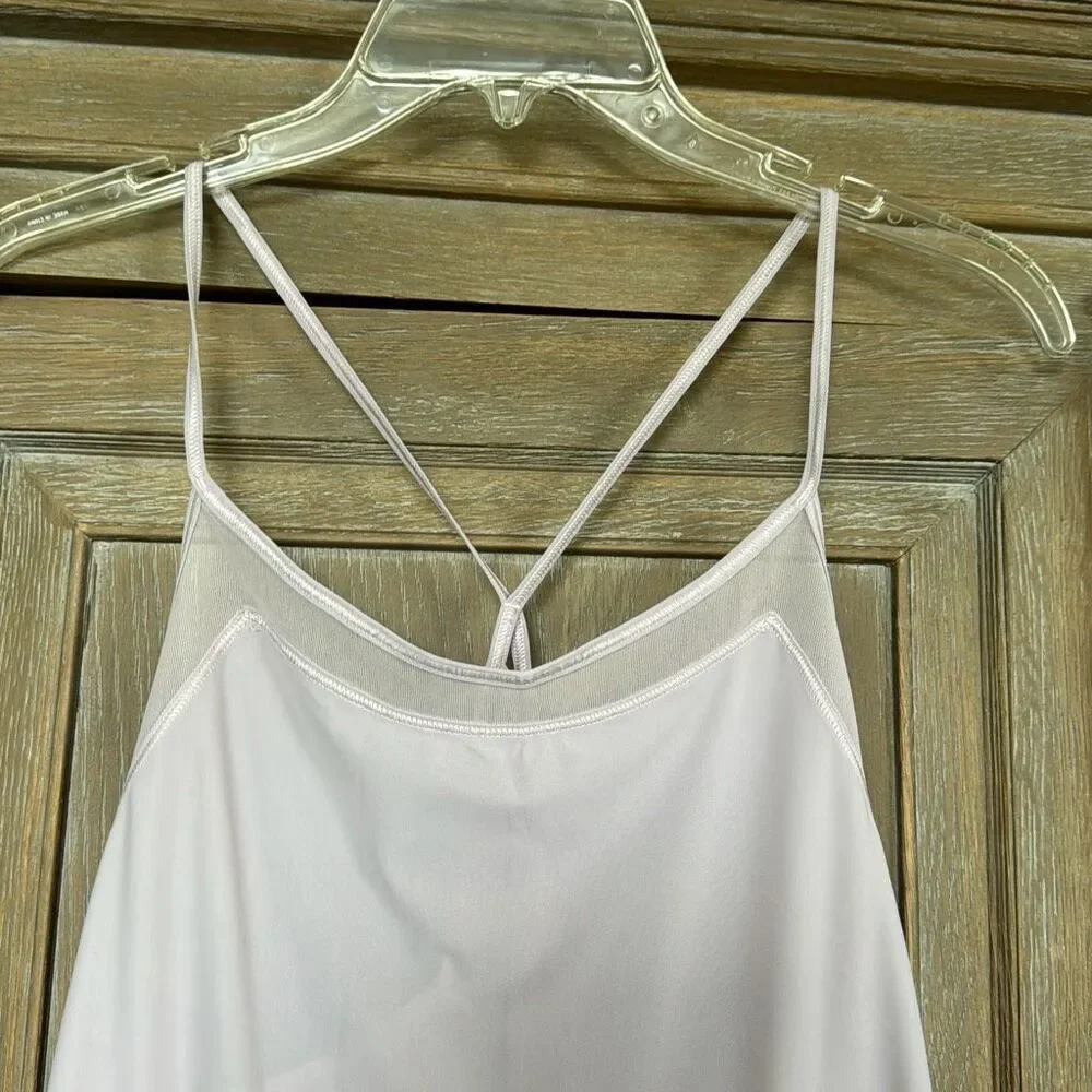 Lululemon Mix & Mesh Tank Porcelain Pink Size 6 - Picture 4 of 9